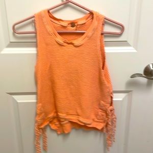 FP One lace up side tie tank xsm